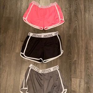 Justice sport shorts